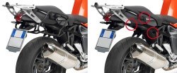 GIVI PLXR691 BMW K 1200R (05-08) - K 1300R (09-16) YAN ÇANTA TASIYICI - Thumbnail