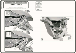 GIVI PLXR691 BMW K 1200R (05-08) - K 1300R (09-16) YAN ÇANTA TASIYICI - Thumbnail