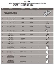 GIVI RP1110 HONDA VFR 1200X CROSSTOURER (12-19) KARTER KORUMA - Thumbnail