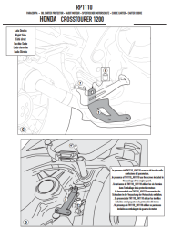 GIVI RP1110 HONDA VFR 1200X CROSSTOURER (12-19) KARTER KORUMA - Thumbnail