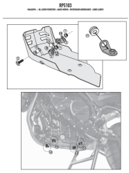 GIVI RP5103 BMW F650GS - F800GS (08-17) - F700GS (13-17) - F800GS ADV. (13-18) KARTER KORUMA - Thumbnail