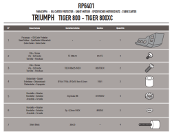 GIVI RP6401 TRIUMPH TIGER 800 - TIGER 800 XC (11-16) KARTER KORUMA - Thumbnail