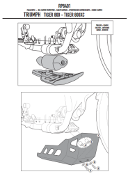 GIVI RP6401 TRIUMPH TIGER 800 - TIGER 800 XC (11-16) KARTER KORUMA - Thumbnail