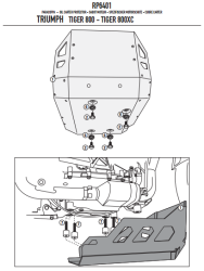 GIVI RP6401 TRIUMPH TIGER 800 - TIGER 800 XC (11-16) KARTER KORUMA - Thumbnail