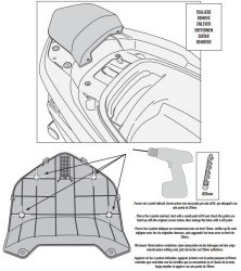 GIVI SR1123 HONDA FORZA 300 ABS (13-17) ARKA ÇANTA TAŞIYICI - Thumbnail