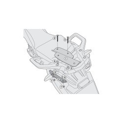 GIVI - GIVI SR1144 HONDA CRF1000 AFRICA TWIN (16-17) ARKA ÇANTA TAŞIYICI (1)