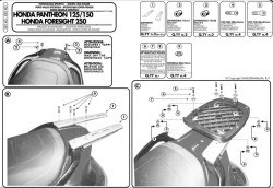 GIVI SR140 HONDA FORESIGHT 250 (97-08) ARKA ÇANTA TAŞIYICI - Thumbnail