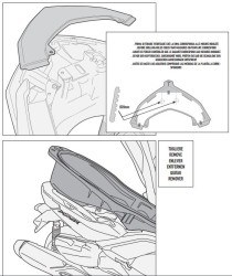 GIVI - GIVI SR2111M YAMAHA X-MAX 400 (13-16) ARKA ÇANTA TAŞIYICI (1)