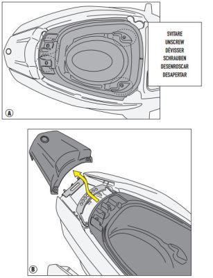 GIVI SR2120 YAMAHA TRICITY 125-155 (14-23) ARKA ÇANTA TAŞIYICI