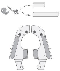 GIVI SR5109 BMW F800GT (13-20) - F800R (09-20) - F800ST (06-16) ARKA ÇANTA TAŞIYICI - Thumbnail