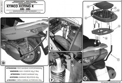 GIVI SR91M KYMCO XCITING R 300I-500I (09-14) ARKA ÇANTA TAŞIYICI - Thumbnail