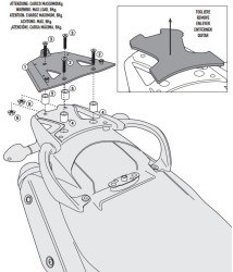 GIVI SRA3101 SUZUKI DL 650 V-STROM (11-16) ARKA ÇANTA TAŞIYICI - Thumbnail