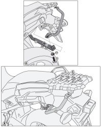 GIVI - GIVI SRA3105 SUZUKI DL 1000 V-STROM (14-16) ARKA ÇANTA TAŞIYICI (1)