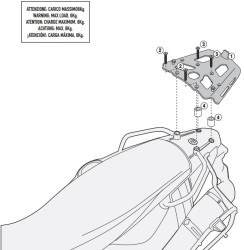 GIVI SRA5103 BMW F650GS - F800GS (08-17) - F700GS (13-17) - F800GS ADV. (13-18) ARKA ÇANTA TAŞIYICI - Thumbnail