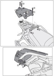 GIVI - GIVI SRA5112 BMW R 1200 GS ADVENTURE (14-18) - R 1250 GS ADVENTURE (19) ARKA ÇANTA TASIYICI (1)