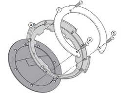 GIVI BF03 TANKLOCK ÇANTA APARATI (HONDA) - Thumbnail