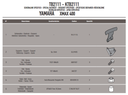 GIVI TB2111 YAMAHA X-MAX 125-250-400 (13-17) SISSYBAR - Thumbnail