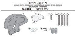 GIVI TB2120A YAMAHA TRICITY 125-155 (14-22) SISSYBAR - Thumbnail