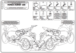 GIVI TE1102 HONDA HORNET 600 (11-13) - CBR 600 F (11-13) YAN KUMAS ÇANTA TASIYICI - Thumbnail