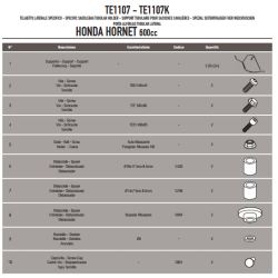 GIVI - GIVI TE1107 HONDA HORNET 600 - 600ABS (07-10) YAN KUMAS ÇANTA TASIYICI (1)