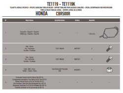 GIVI TE1119 HONDA CB 500F - CBR 500R (13-15) YAN KUMAS ÇANTA TASIYICI - Thumbnail