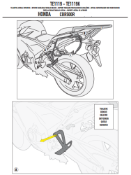 GIVI TE1119 HONDA CB 500F - CBR 500R (13-15) YAN KUMAS ÇANTA TASIYICI - Thumbnail