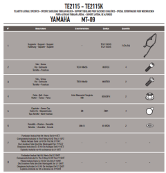 GIVI - GIVI TE2115 YAMAHA MT-09 (13-16) YAN KUMAS ÇANTA TASIYICI (1)