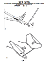 GIVI TE2118 YAMAHA MT-07 (14-17) YAN KUMAS ÇANTA TASIYICI - Thumbnail