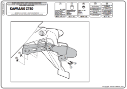 GIVI TE265 KAWASAKI Z 750 (07-14) YAN KUMAS ÇANTA TASIYICI - Thumbnail