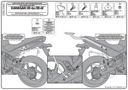 GIVI - GIVI TE266 KAWASAKI ER-6N - ER-6F (09-11) YAN KUMAS ÇANTA TASIYICI (1)