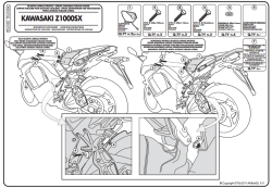 GIVI TE4100 KAWASAKI Z 1000 SX (11-18) YAN KUMAS ÇANTA TASIYICI - Thumbnail