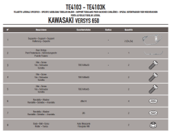 GIVI TE4103 KAWASAKI VERSYS 650 (10-14) YAN KUMAS ÇANTA TASIYICI - Thumbnail