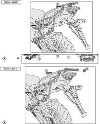 GIVI TE4114 KAWASAKI VERSYS 650 (15-18) YAN KUMAS ÇANTA TASIYICI - Thumbnail