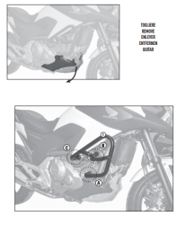 GIVI TN1111 HONDA NC 700 X-S NC 750 X-S - NC 750 X-S DCT (12-20) KORUMA DEMİRİ - Thumbnail