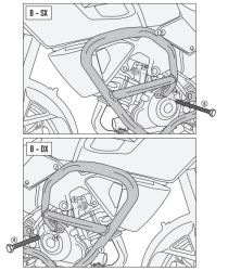 GIVI TN3105 SUZUKI DL 1000 V-STROM (14-19) KORUMA DEMİRİ - Thumbnail