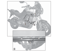 GIVI TN4105 KAWASAKI VERSYS 1000 (12-14) KORUMA DEMİRİ - Thumbnail