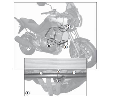 GIVI TN4105 KAWASAKI VERSYS 1000 (12-14) KORUMA DEMİRİ