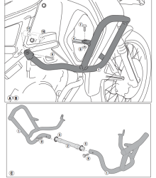 GIVI TNH5110OX BMW F 800 GS ADVENTURE (13-18) ÜST KORUMA DEMİRİ - Thumbnail