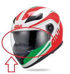 GIVI - GIVI Z2449TR KASK CAMI BEYAZ 50.4