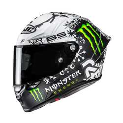 HJC RPHA1 V2 KASK CARBON SNOW DIABLO MC10SF 