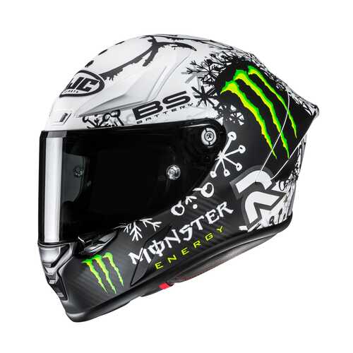 HJC RPHA1 V2 KASK CARBON SNOW DIABLO MC10SF - 1