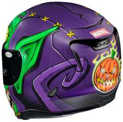 HJC RPHA11 KASK GREEN GOBLIN MARVEL MC48SF - Thumbnail