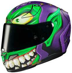 HJC RPHA11 KASK GREEN GOBLIN MARVEL MC48SF - Thumbnail