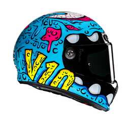 HJC V10 KASK SQUEEZE MC28 - Thumbnail