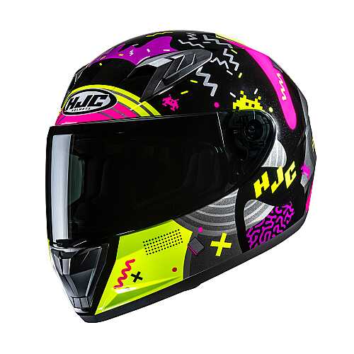 HJC Y10 KASK MIKA MC3H (ÇOCUK KASKI) - 1