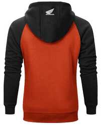 HONDA - HONDA COLLECTION TURUNCU - SİYAH SWEATSHIRT WINGS LOGO (1)