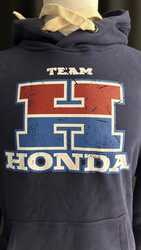 HONDA KAPÜŞONLU LACİVERT H SWEATSHIRT - Thumbnail