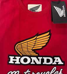 HONDA WING KIRMIZI TSHIRT - Thumbnail