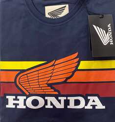 HONDA WING LACİVERT TSHIRT - Thumbnail