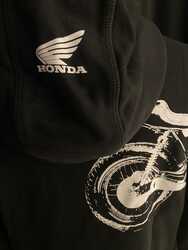 HONDA MOTORLU SİYAH SWEATSHIRT - Thumbnail